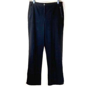 Chico's Zenergy Womens Pants Size 2 US L/12 Black Stretch Straight Leg READ